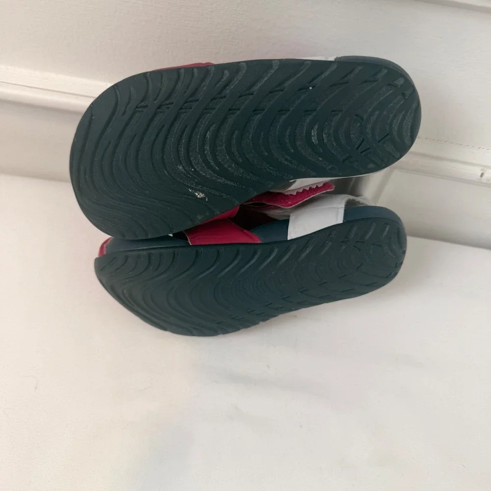 Nike Sunray Protect 2 TD Toddler Sandals Berry White 943827-604 Size 9C